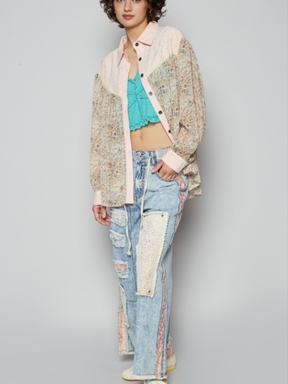 POL Meadow Bloom Button Up